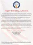 HAPPY BIRTHDAY, AMERICA!