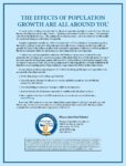 THE EFFECTS OF POPULATION GROWTH ARE ALL AROUND YOU